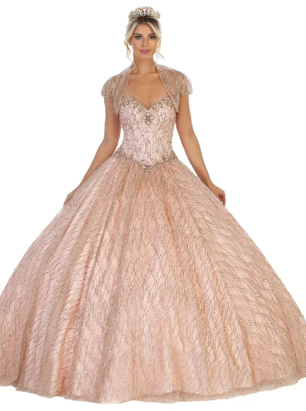 Year-End Sale May Queen - LK126 Sequined Strapless Sweetheart Ballgown