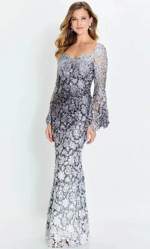 Instant Discount Montage by Mon Cheri M530 - Floral Lace Sheath Formal Gown