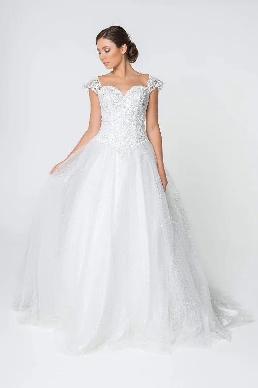 The Best Prices Elizabeth K - GL2817 Embellished Sweetheart Wedding Gown