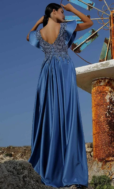 Savings Event MNM Couture K3999 - Deep V-Neck Prom Gown