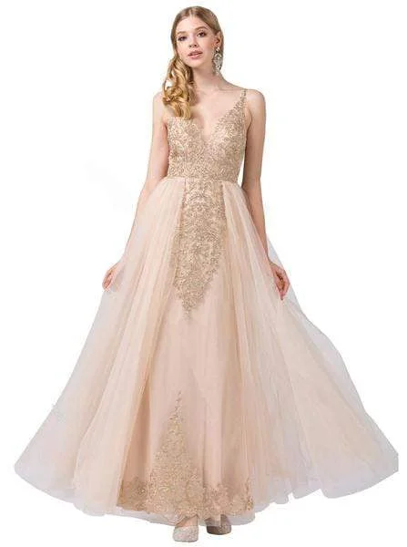 Buy Now Dancing Queen - Gilt-Appliqued Illusion Overskirt Gown 2525 - 1 pc Dusty Pink In Size L Available Buy Now Dancing Queen - Gilt-Appliqued Illusion Overskirt Gown 2525 - 1 pc Dusty Pink In Size L Available