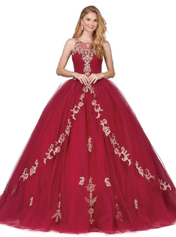 Buy More, Save More Dancing Queen - Beaded Lace Illusion Halter Quinceanera Ballgown 1225 Buy More, Save More Dancing Queen - Beaded Lace Illusion Halter Quinceanera Ballgown 1225
