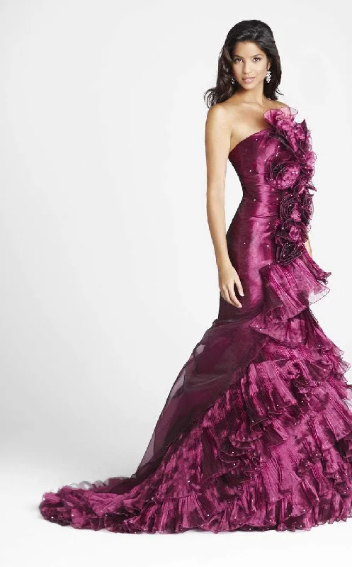 Super Deal Blush by Alexia Designs - Sleek Strapless Mermaid Evening Gown P010