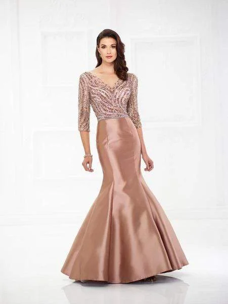 Instant Discount Mon Cheri - Beaded Mikado Mermaid Gown 118988W