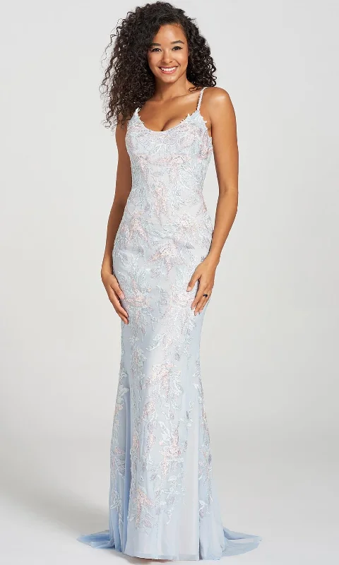 Act Now Colette for Mon Cheri CL12117 - Satin Laced Formal Gown
