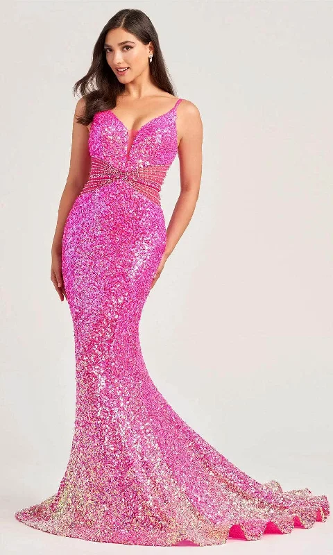 Blowout Deals Ellie Wilde EW35044 - Rhinestone Embellished Sleeveless Prom Gown