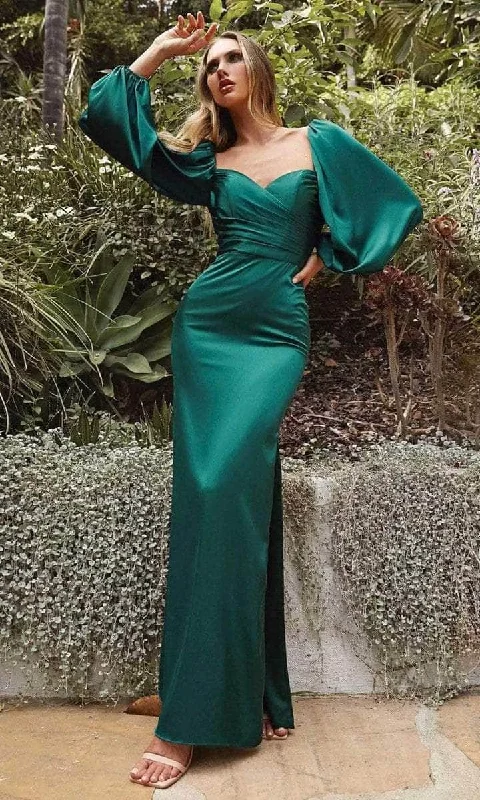 Year-End Sale Ladivine - Bishop Sleeve Evening Gown 7482