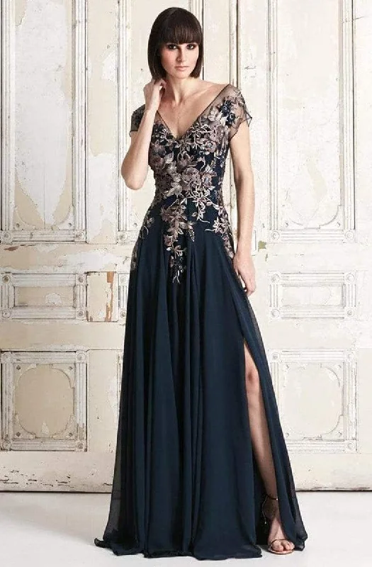 Special Discount Alexander by Daymor Floral Embroidered Illusion Cap Sleeve Dress 758 Special Discount Alexander by Daymor Floral Embroidered Illusion Cap Sleeve Dress 758