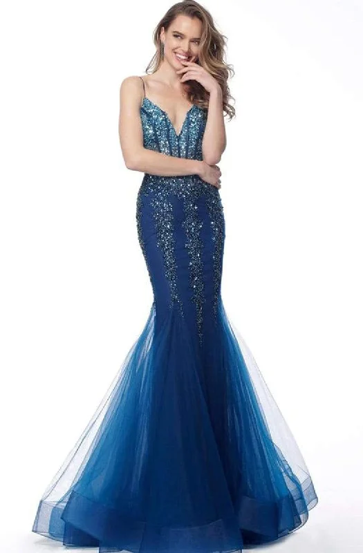 Best Bargains Jovani - Jewel Beaded Tulle V Neck Mermaid Dress 67034 - 1 pc Fuchsia In Size 8 Available Best Bargains Jovani - Jewel Beaded Tulle V Neck Mermaid Dress 67034 - 1 pc Fuchsia In Size 8 Available