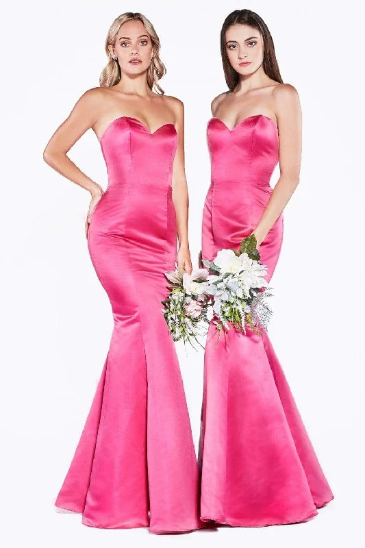 Limited Stock Cinderella Divine - Strapless Sweetheart Neckline Satin Trumpet Gown 8792 - 1 pc FuchsiaI Size 22 Available Limited Stock Cinderella Divine - Strapless Sweetheart Neckline Satin Trumpet Gown 8792 - 1 pc FuchsiaI Size 22 Available