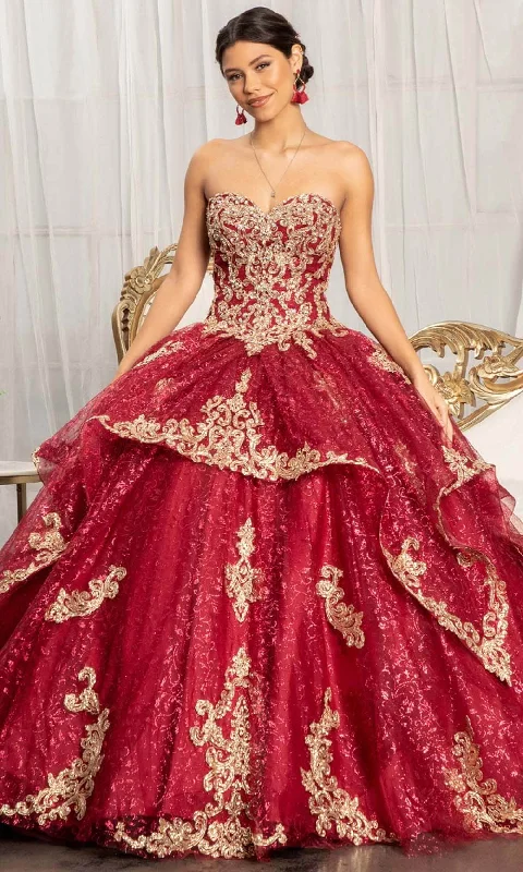 Super Sale Elizabeth K GL1987 - Strapless Sweetheart Neckline Ball Gown