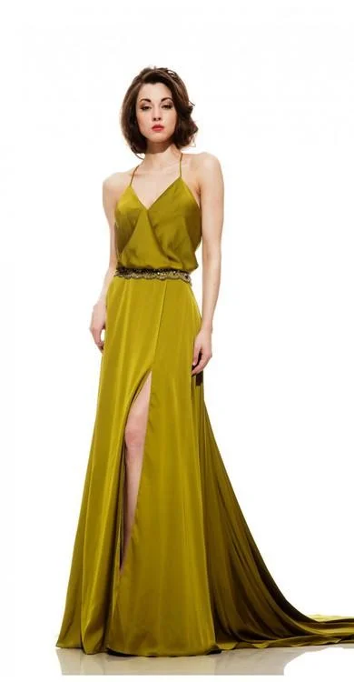 Extra Savings Johnathan Kayne 6018 Satin Chiffon Dress