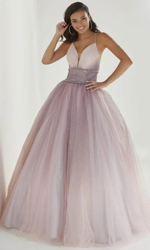 Fantastic Offers Christina Wu Prom Exclusive - 46271 V-Neck Ombre A-Line Gown