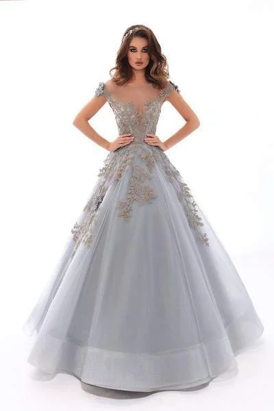 Extra Savings Tarik Ediz - Floral Embroidered Illusion Bateau Ballgown 93653 - 1 pc Dusty Rose In Size 2 Available Extra Savings Tarik Ediz - Floral Embroidered Illusion Bateau Ballgown 93653 - 1 pc Dusty Rose In Size 2 Available