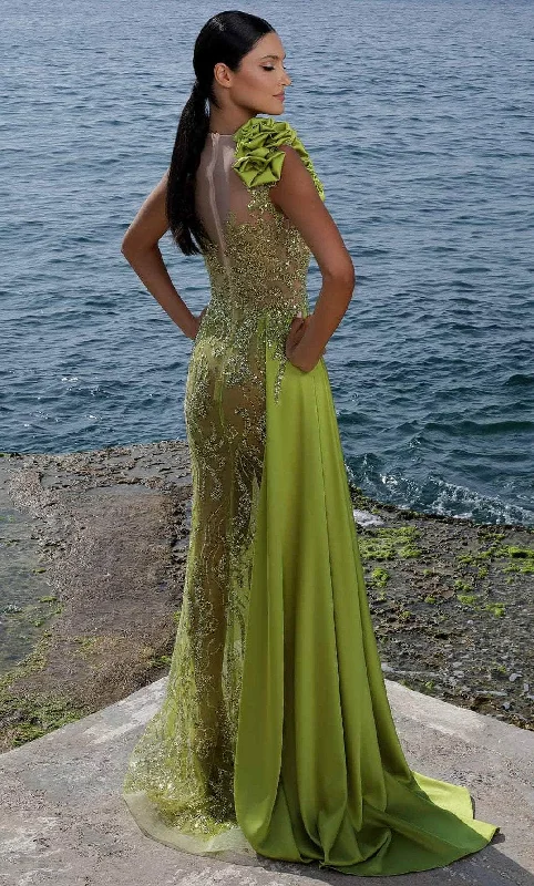 Exclusive Savings MNM Couture K3994 - Beaded See-Through Evening Gown