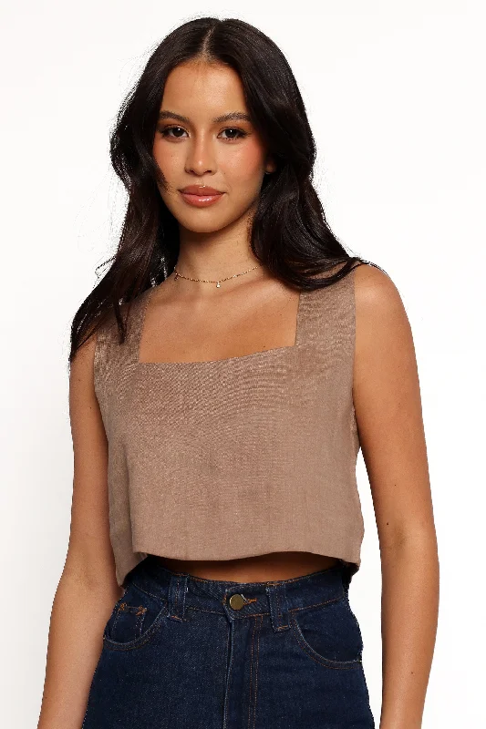 Deal of the Day Devlin Top - Mocha