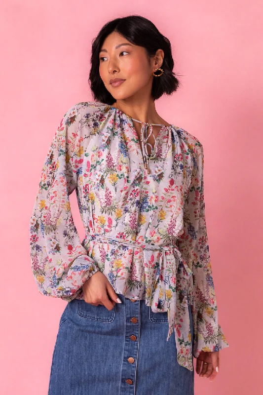 Price Cut Imogen Top in Cordelia Floral - FINAL SALE