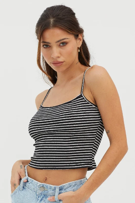 Great Deals Sold Out Ribbed Cami Top Black Base