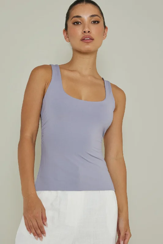 Closeout Tate Backless Top Slate