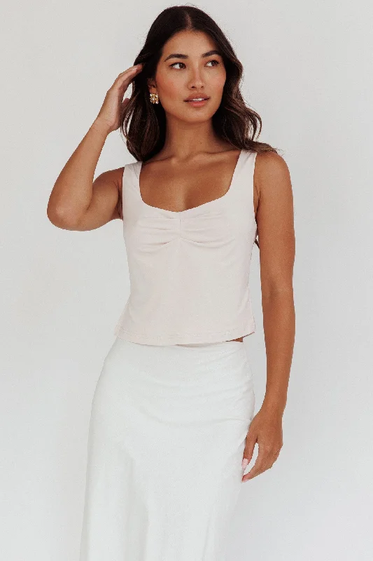 Act Now Tricia Pintuck Bust Top Bone