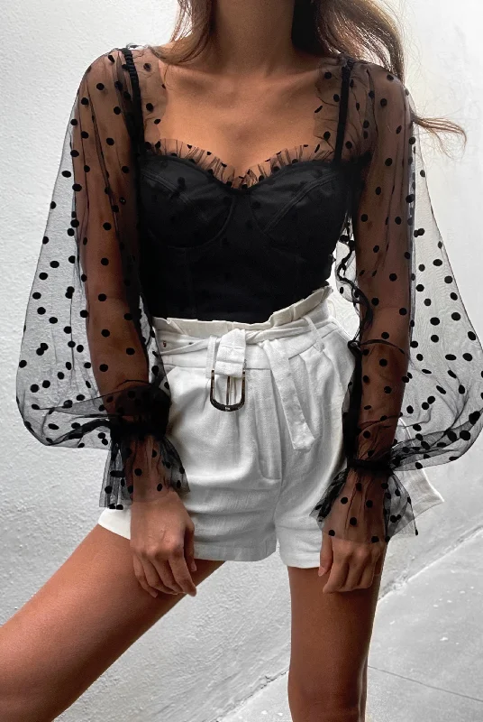 Incredible Offers Varinka Top - Black