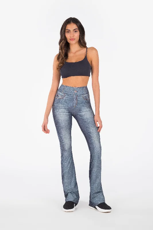 Limited Time Blue Beat Denim Wide Pants