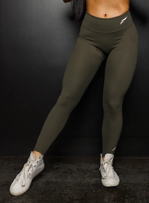 Price Slash ESSENTIAL LEGGING - OLIVE