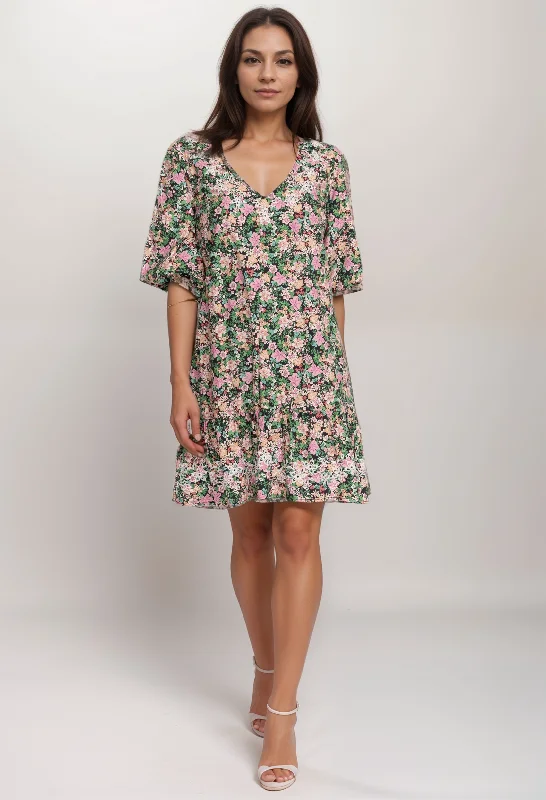 Major Savings Johnny Was Jade Rebekah Poplin Mini Dress L39223 Boho Chic