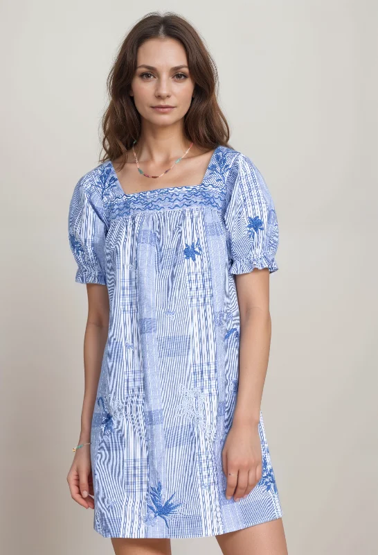Closeout Johnny Was Workshop Marbella Square Neck Park Dress W31822 Boho Chic