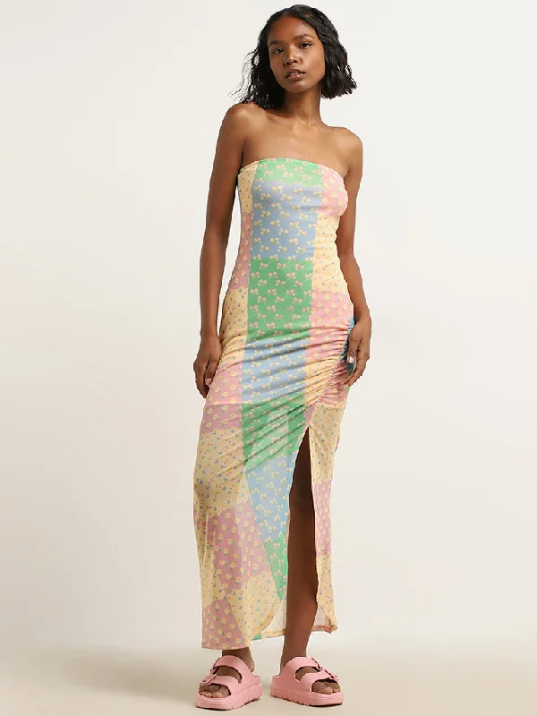 Unbeatable Prices Nuon Multicolour Floral Printed Bodycon Dress