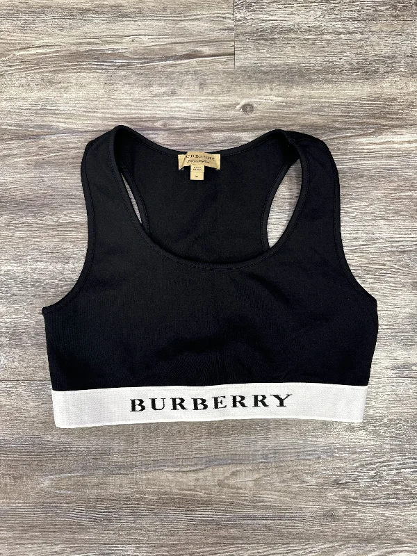 Friends and Family Sale Athletic Bra By Burberry In Black, Size: M