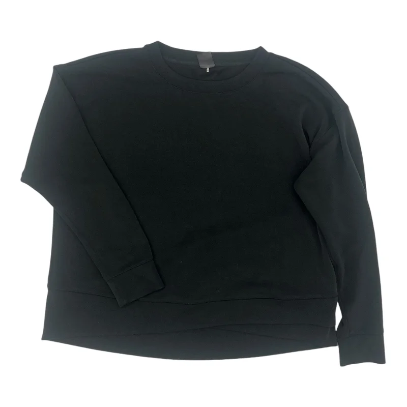 Overstock Athletic Sweatshirt Crewneck By Calia In Black, Size:Xl