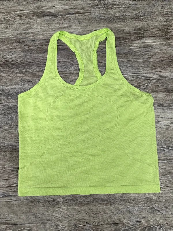 Referral Discount Athletic Tank Top By Lululemon In Green, Size: 10