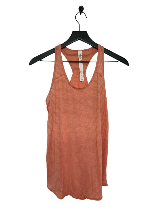 Limited Time Athletic Tank Top By Lululemon In Peach, Size: 4