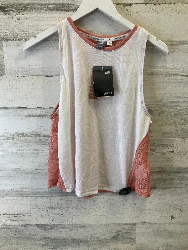 Great Deals Athletic Tank Top By Puma In White, Size: S