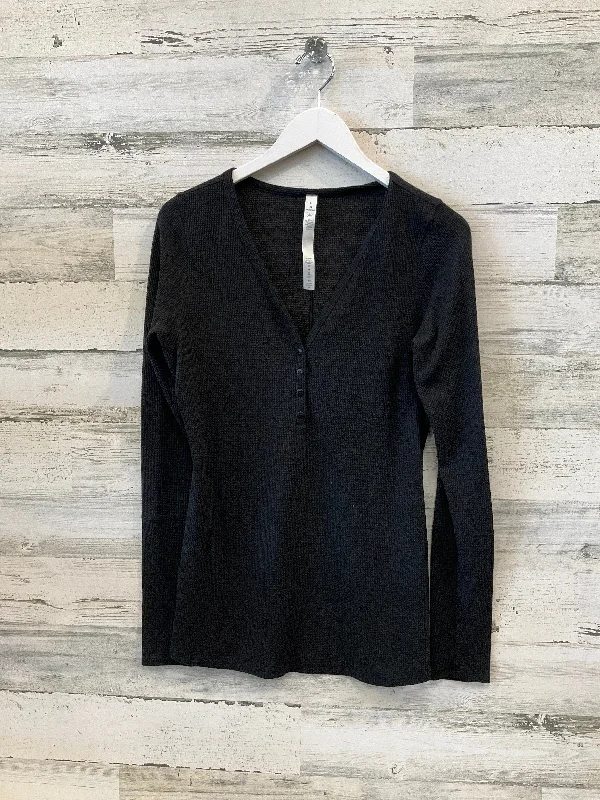 Doorbuster Deal Athletic Top Long Sleeve Crewneck By Lululemon In Black, Size: L