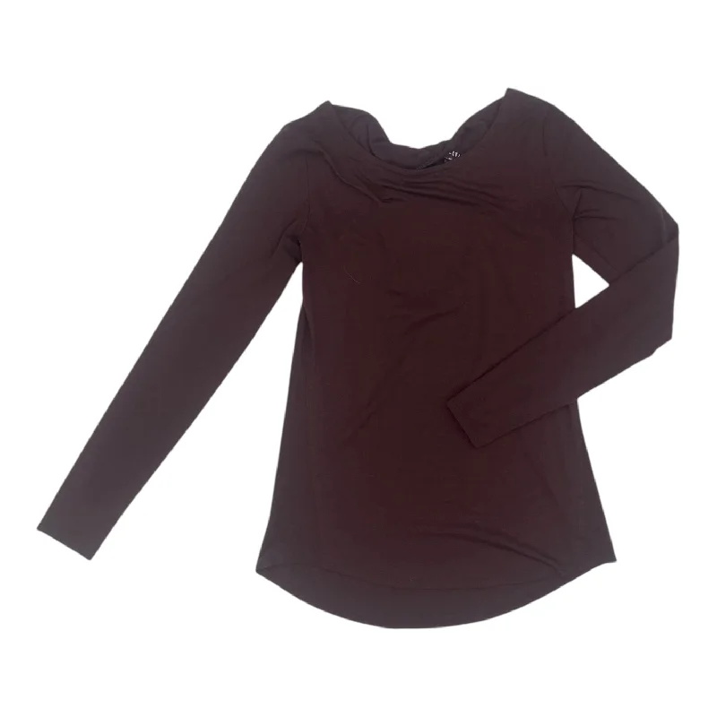 Act Fast Athletic Top Ls Crewneck By Athleta In Purple, Size:Xxs