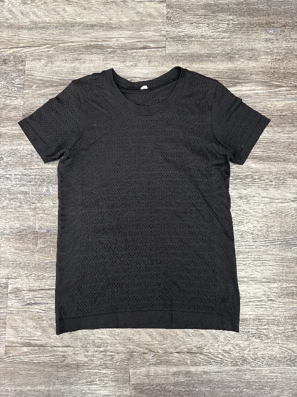 Mega Sale Athletic Top Short Sleeve By Lululemon In Black, Size: S