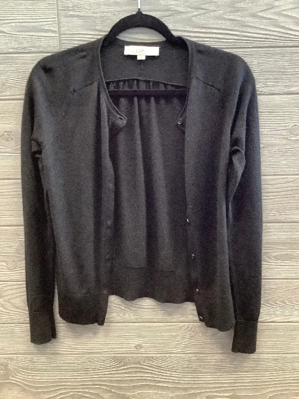 Sneak Peek Sale Black Sweater Cardigan Loft, Size S