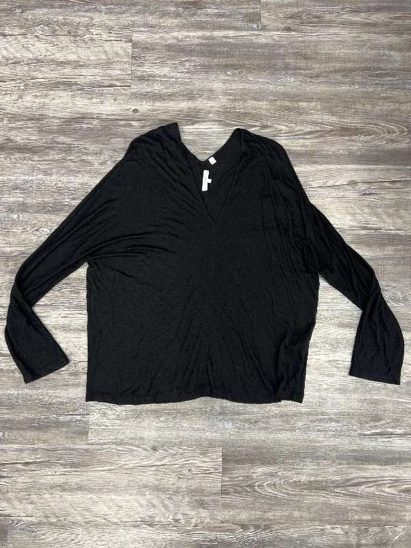 Year-End Sale Black Top Long Sleeve Vince, Size Xl