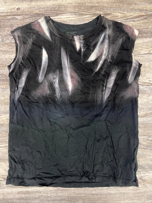 Overstock Sale Black Top Sleeveless All Saints, Size S
