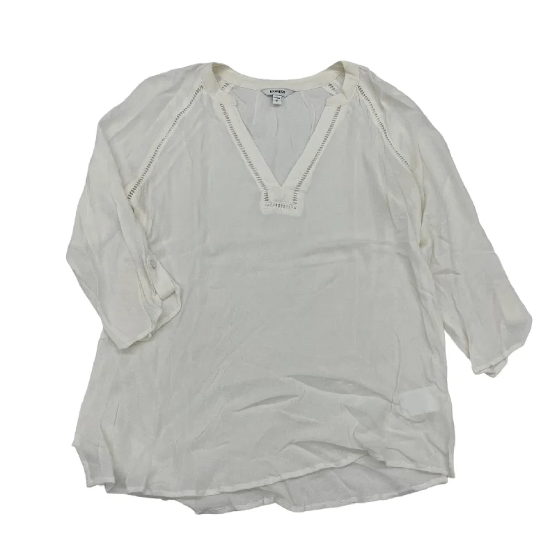 Last Chance Blouse 3/4 Sleeve By Express  Size: S