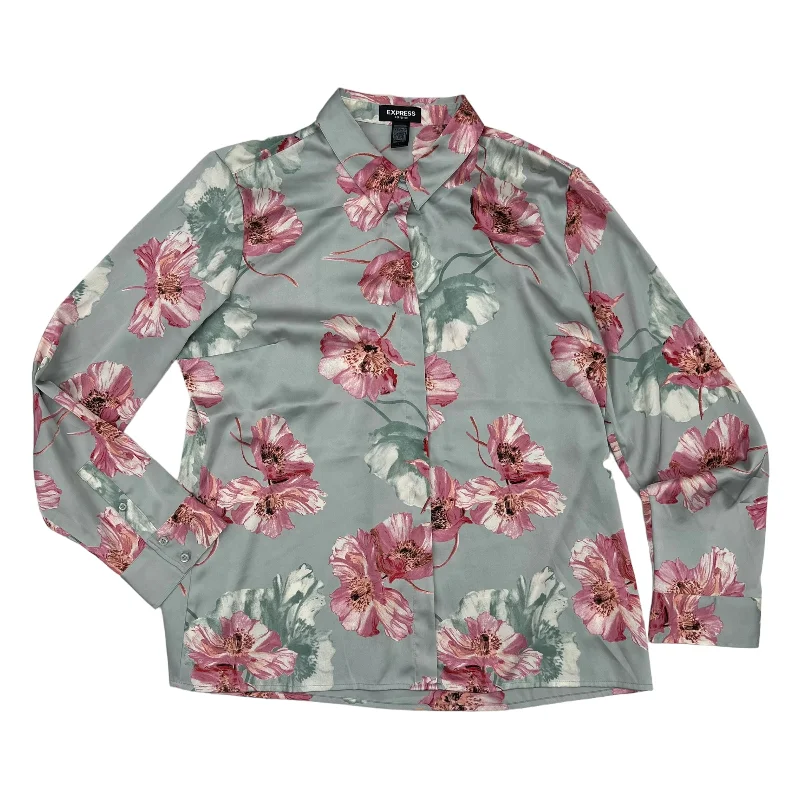 Fantastic Offers Blouse Long Sleeve By Express  Size: L