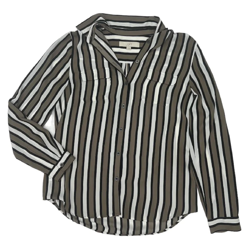 Midnight Madness Blouse Long Sleeve By Limited  Size: S