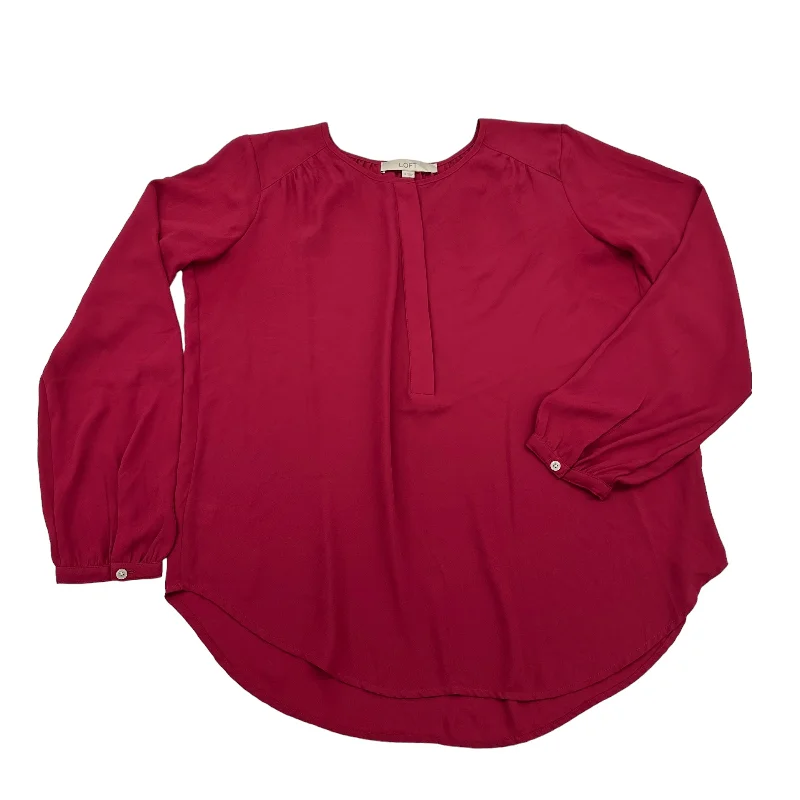 New Arrival Blouse Long Sleeve By Loft  Size: S