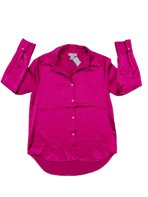 Exclusive Savings Blouse Long Sleeve By Rachel Zoe In Pink, Size: M