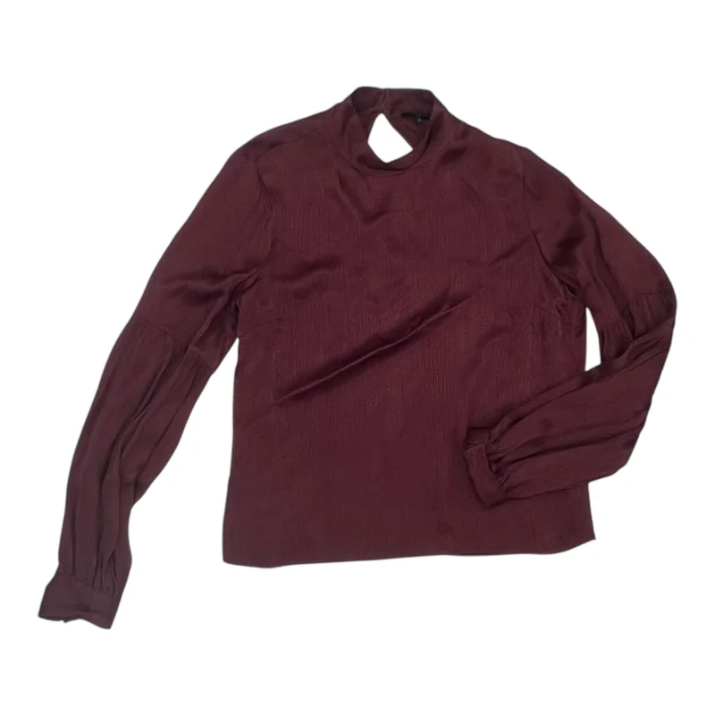 Loyalty Reward Blouse Ls By Cmc In Red, Size:M