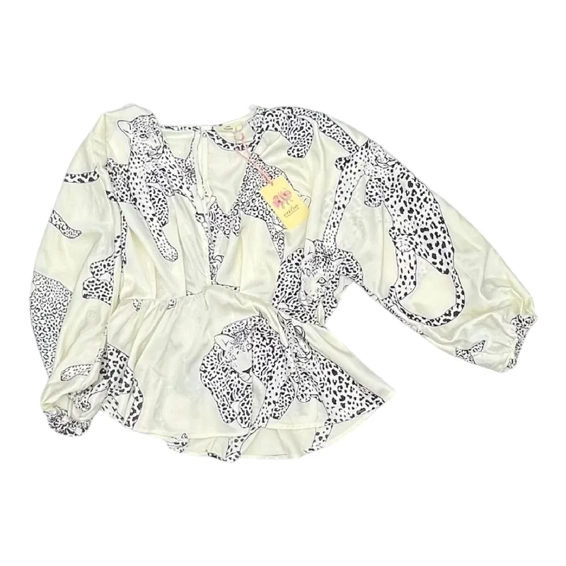 Factory Direct Sale Blouse Ls By Entro In White, Size:M