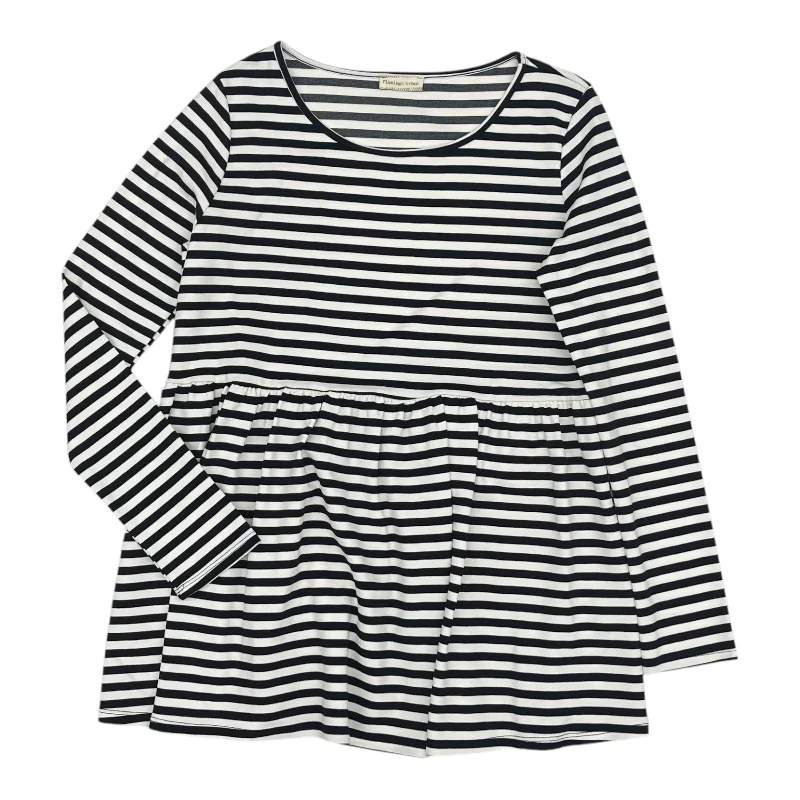 Big Discounts Blouse Ls By Flamingo Urban In Striped Pattern, Size:L