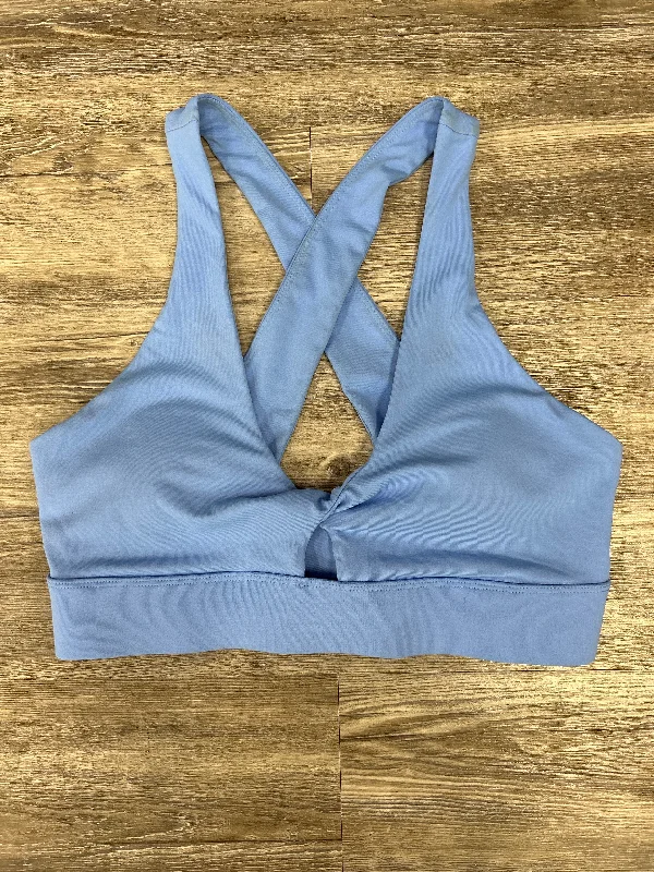 Limited Time Discount Blue Athletic Bra Fabletics, Size M